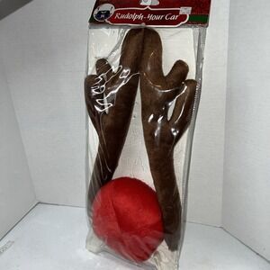 Rudolph Your Car Kit Nose & Antlers~Reindeer Christmas Kmart 2015